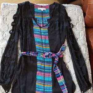 Mara hoffman black blouse